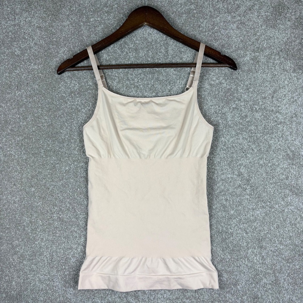 Assets by Spanx Nude Beige Seamless Shaping Camisole Ruffle Hem XL